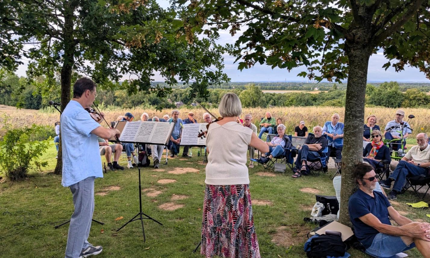 Beate und Stefan Kleinert von hinten